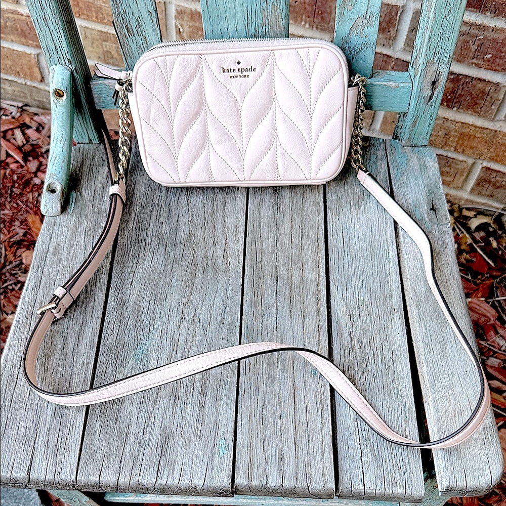Kate Spade Light Pink Briar Lane Quilted Crossbody Bag